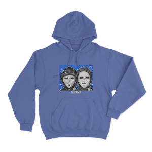 ATLiens Character Unisex Hoodie Blue