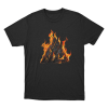 ATLiens Flame Logo Unisex T Shirt Black