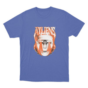 ATLiens Mask Unisex T Shirt Blue